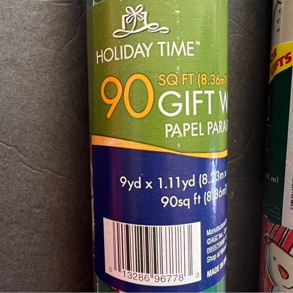 Vintage Christmas Wrapping Paper 460 Square Feet Extra Wade - Picture 16 of 16